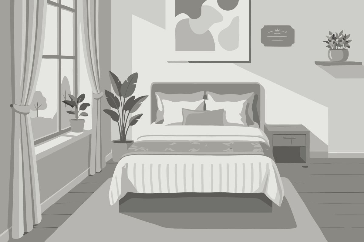 Habitación compartida de 5 camas individuales